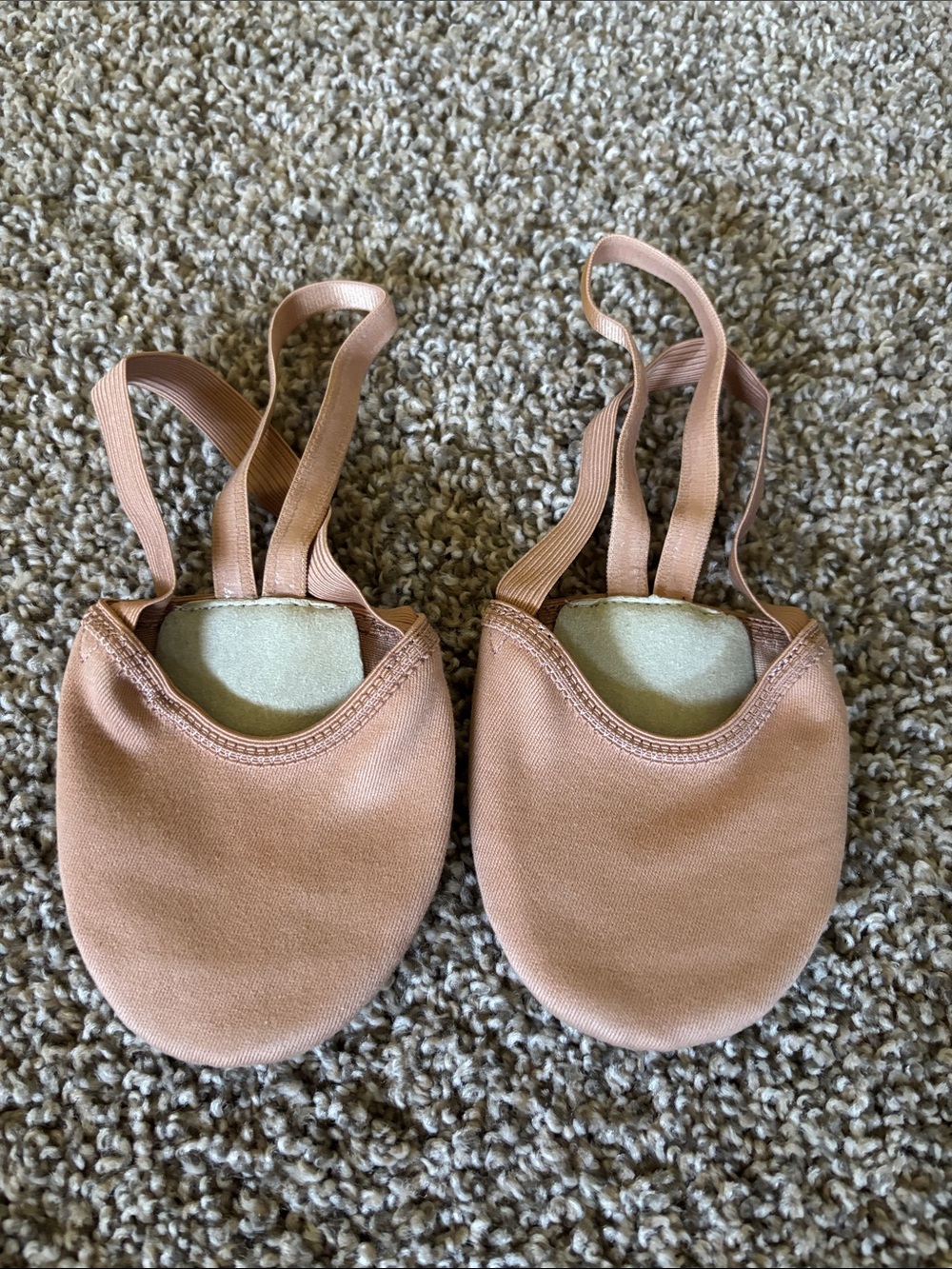 Pirouette Half Sole Ballet Shoes Tan